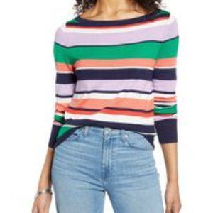 Halogen Striped Sweater